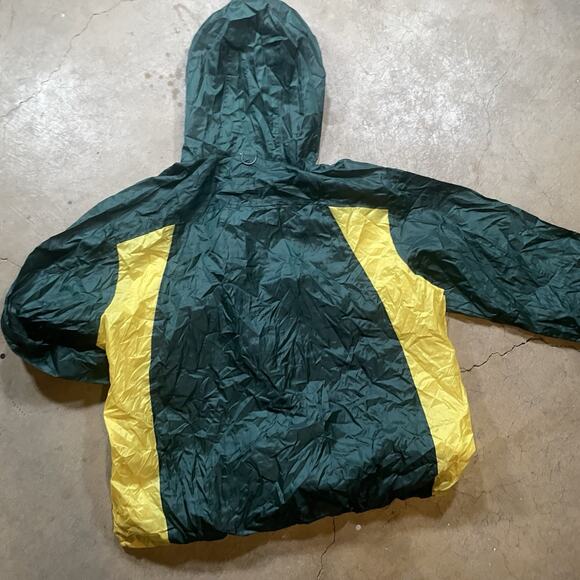 Mens XL Rain Resistant Green Full Zip Pullover Hoodie - Picture 7 of 7